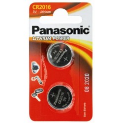 Батарейка Panasonic  CR2016  3.0V  (2шт)  блистер