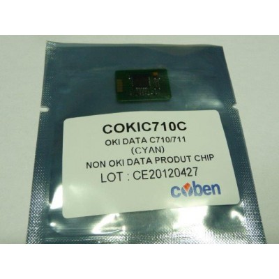 Чип картриджа OKI C710  Hanp  Cyan