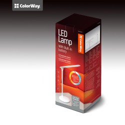 Светильник LED  ColorWay  DL02B  White со встроенным аккумулятором