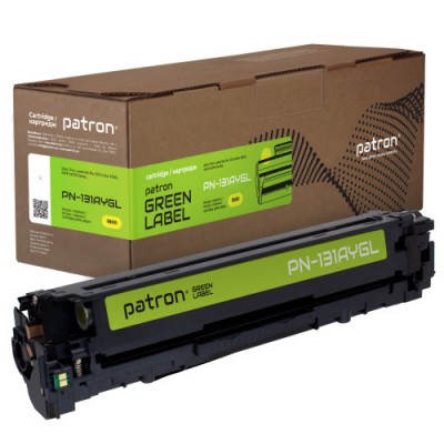 Картридж HP 131A  CF212A  Yellow  Green Label