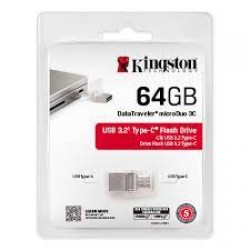 USB 3.1 флешка  64Gb Kingston  DT MicroDuo 3C  USB3.1/Type-C