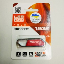 USB флешка  16Gb Mibrand   Aligator Red