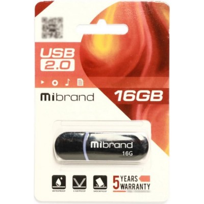 USB флешка  16Gb Mibrand   Panther Black