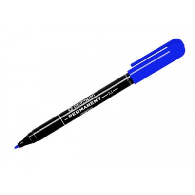 Маркер Centropen перманентный  1мм   (2846) синий