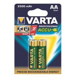 Аккумулятор Varta Professional Accu  тип АА  2500мА-г (2шт)