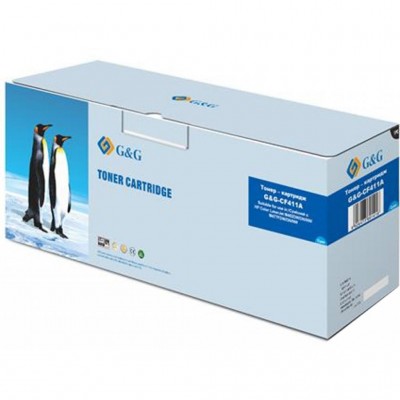 Картридж HP 410A  CF411A  Cyan  G&G