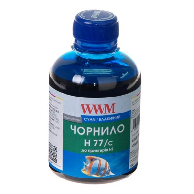 Чорнило HP 177  WWM  H77  Cyan  200г