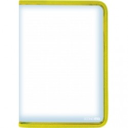 Папка-пенал пластик на блискавці  Economix  A4  жовта