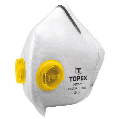 Маска захисна Topex  2 клапана  FFP1
