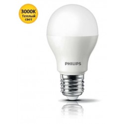 Лампа светодиодная  7,5W  E27  Philips  LEDBulb  3000K  A55 (PF)