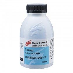 Тонер Okidata Universal 2 (Glossy)  SCC  Cyan  100г  Packed
