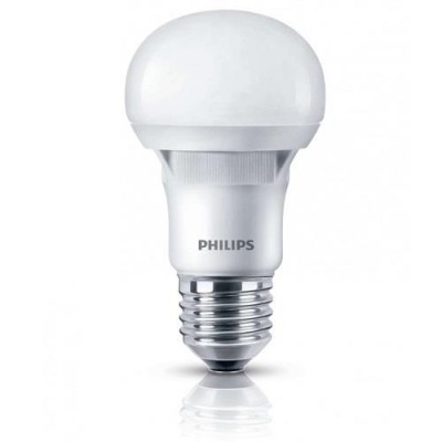Лампа светодиодная  7W  E27  Philips LEDBulb  6500K  A60 Essential