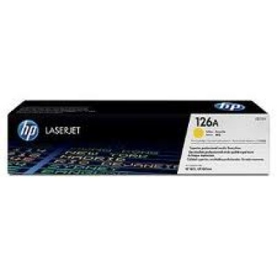 Тонер картридж HP 126A  CE312A  Yellow