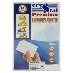 Бумага самоклеющаяся Crystal Premium  1 (210*297)