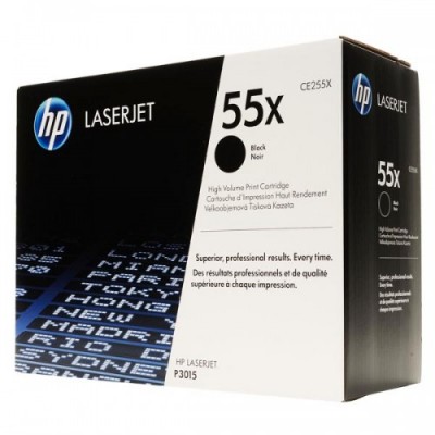 Картридж HP  55X  CE255X