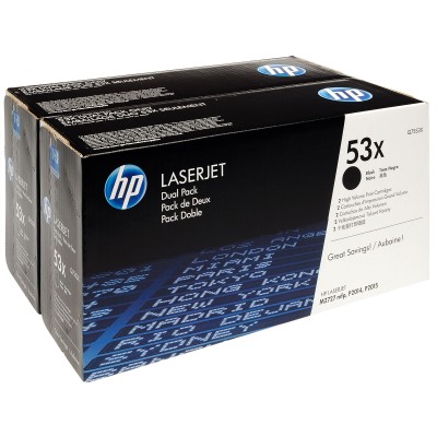 Картридж HP  53X  Q7553XD  Dual Pack  