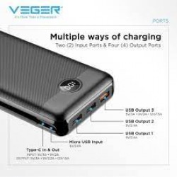 Универсальная батарея PowerBank Veger VP3008PD (30000)