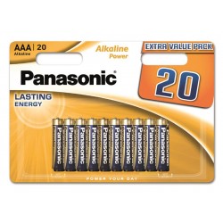 Батарейка Panasonic  Alkaline Power  AAA (20шт)  блистер