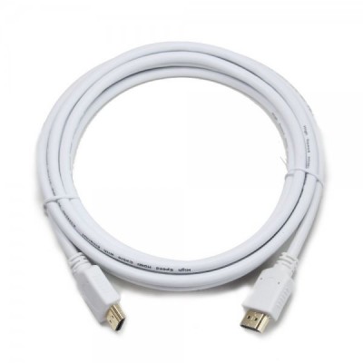 Кабель сигнальный HDMI to HDMI  3,0м. Cablexpert (v.2.0) белый