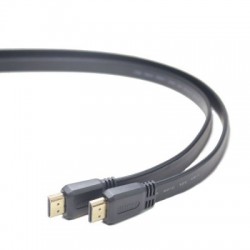 Кабель сигнальный HDMI to HDMI  1,8м. Cablexpert (v.2.0) плоский