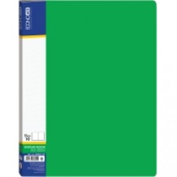 Папка пластик 100 файлов  Economix  зеленая