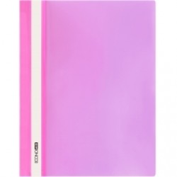 Скоросшиватель пластик Economix глянец розовый