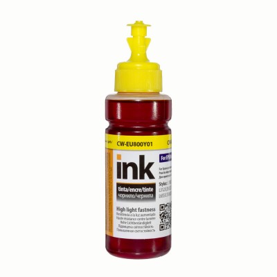 Чернила Epson L800  ColorWay  EU800  Yellow  100ml