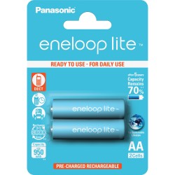 Аккумулятор Panasonic Eneloop Lite  AA  950mAh  2BP NI-MH