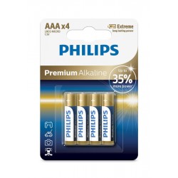 Батарейка Philips  Premium Alkaline  AAA (4шт)  блистер