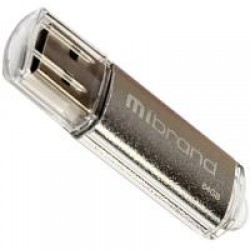 USB флешка  64Gb Mibrand  Cougar Silver USB 2.0
