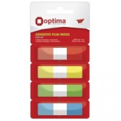 Стикеры-закладки  12х45  Optima  4 цвета