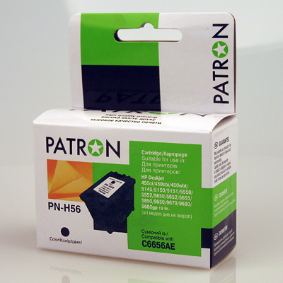 Картридж HP  № 56  C6656AE  Black  Patron