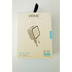 Зарядное устройство USB 2 VIDVIE PLE202  Lighting
